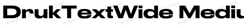 DrukTextWide Medium字体转换